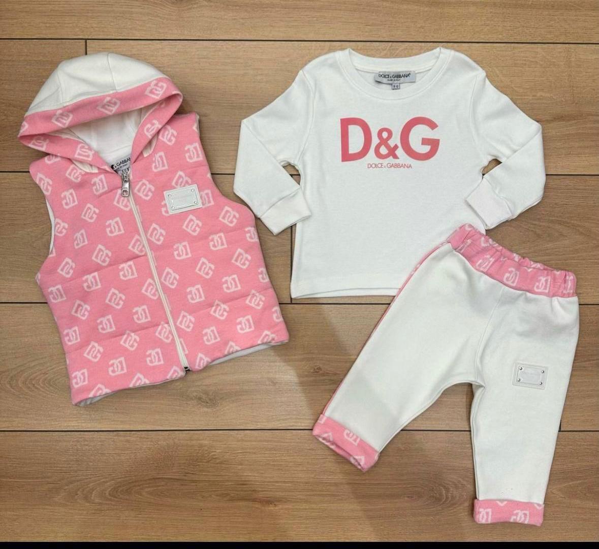 Dolce&Gabbana 3-delige set roze