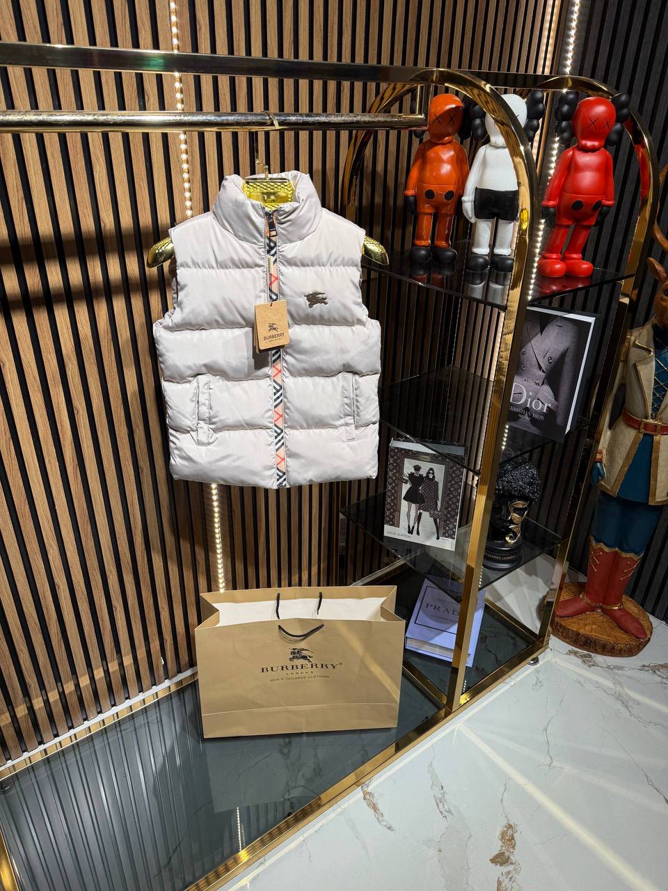 Burberry bodywarmer beige