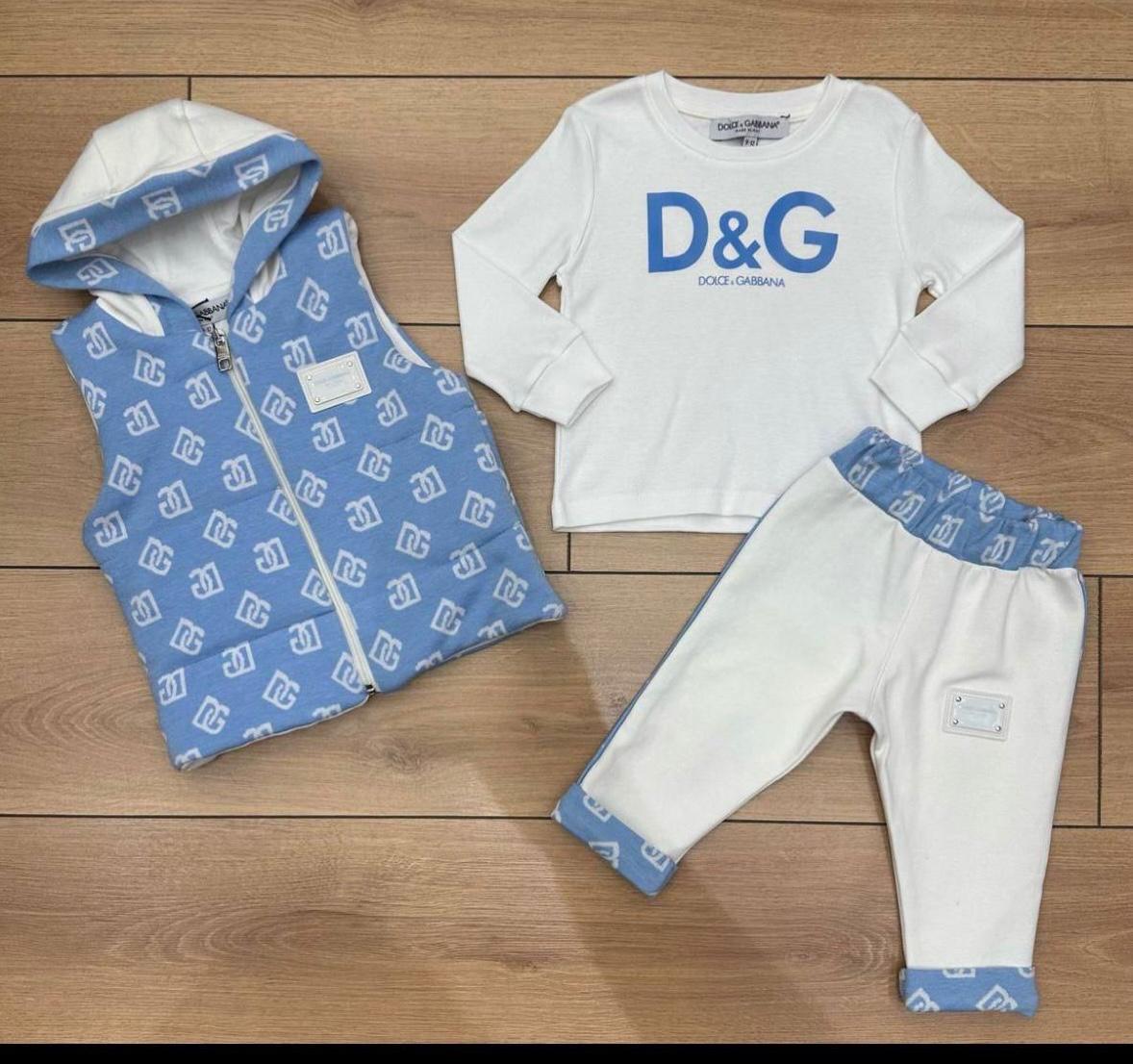 Dolce&Gabbana 3-delige set blauw