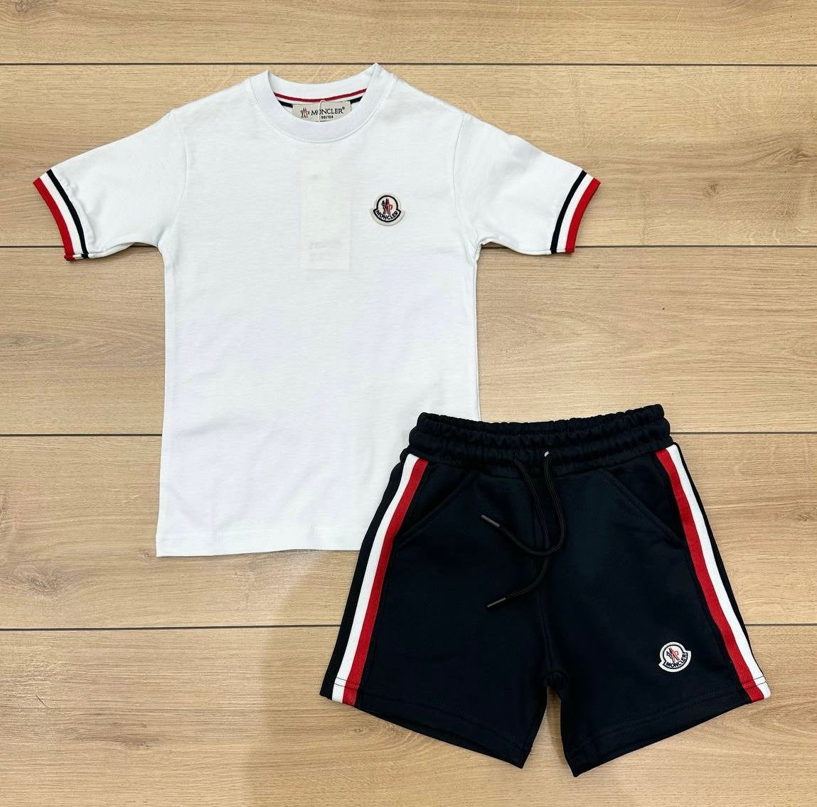 Moncler zomerset kids wit/zwart