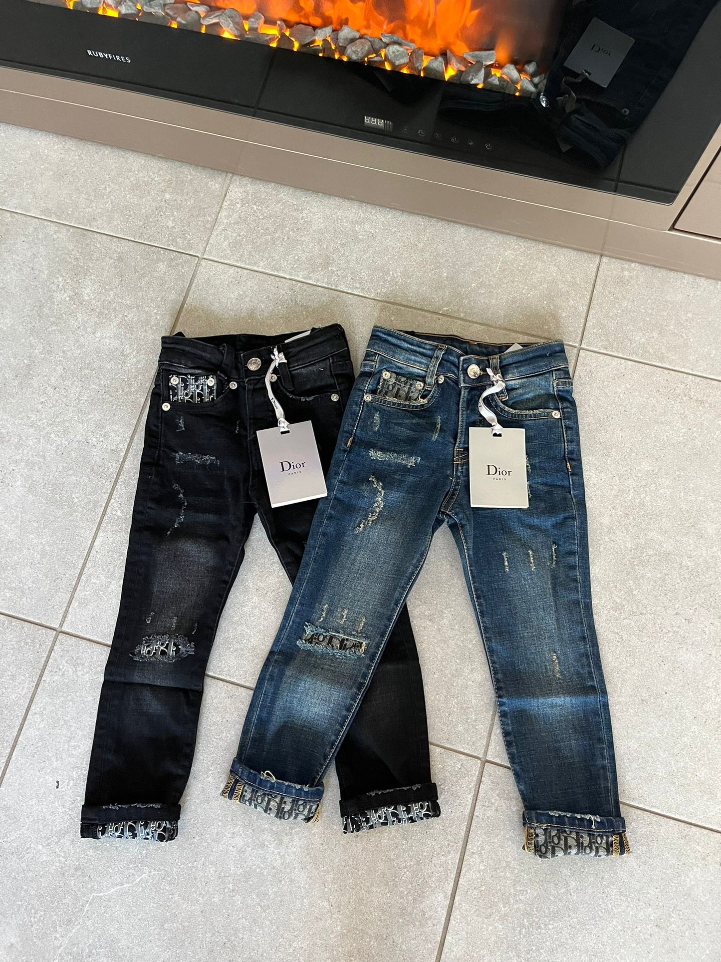 Dior spijkerbroek blauw