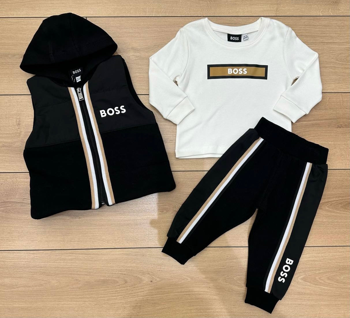 Hugo Boss 3-delige set zwart