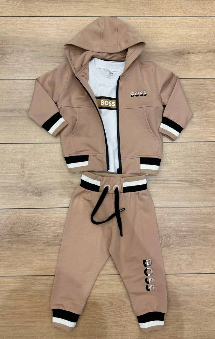 Hugo Boss 3-delige set beige