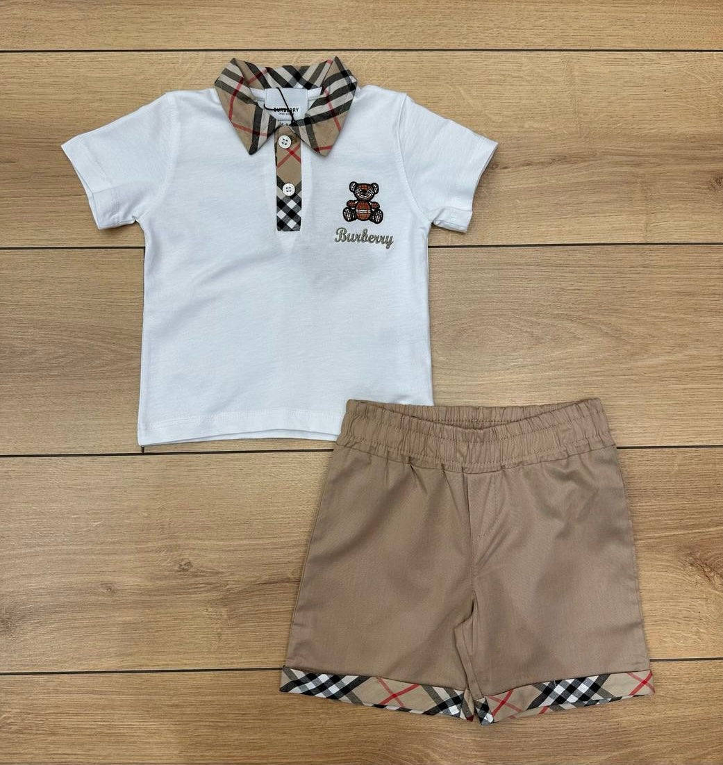 Burberry set beige / wit