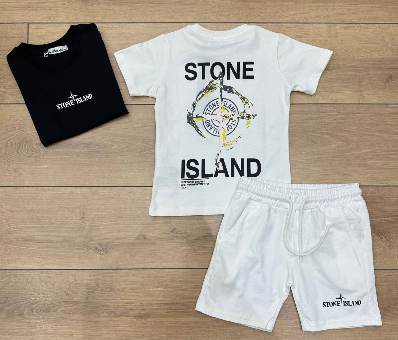 Stoneisland zomerset kids wit
