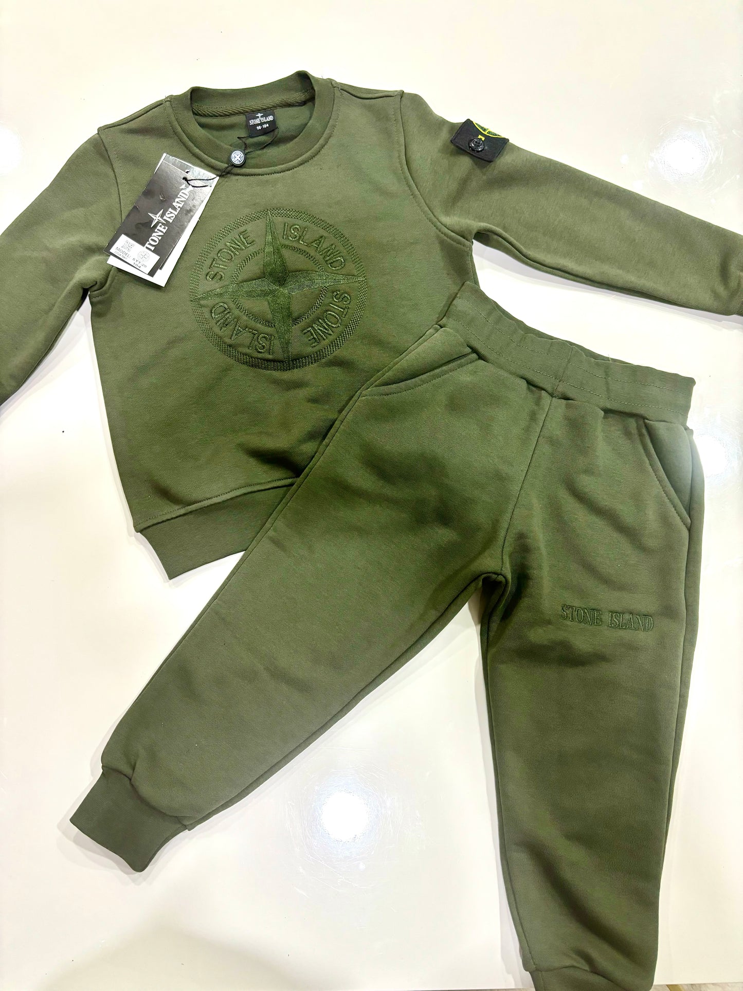 Stone Island trainingspak groen