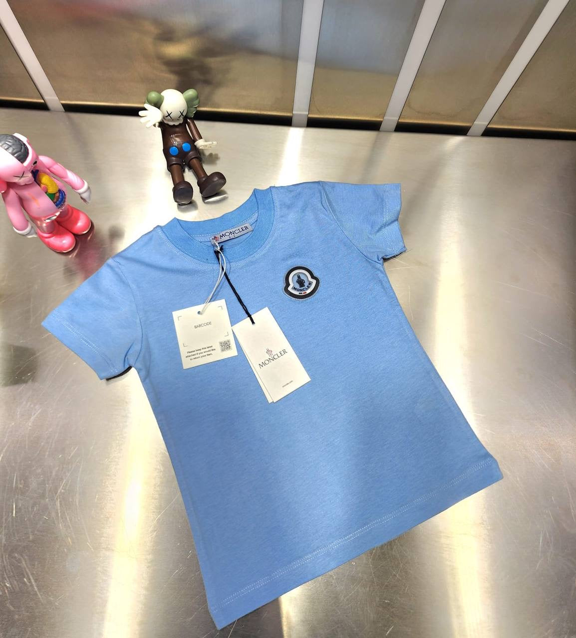 Moncler t-shirt lichtblauw
