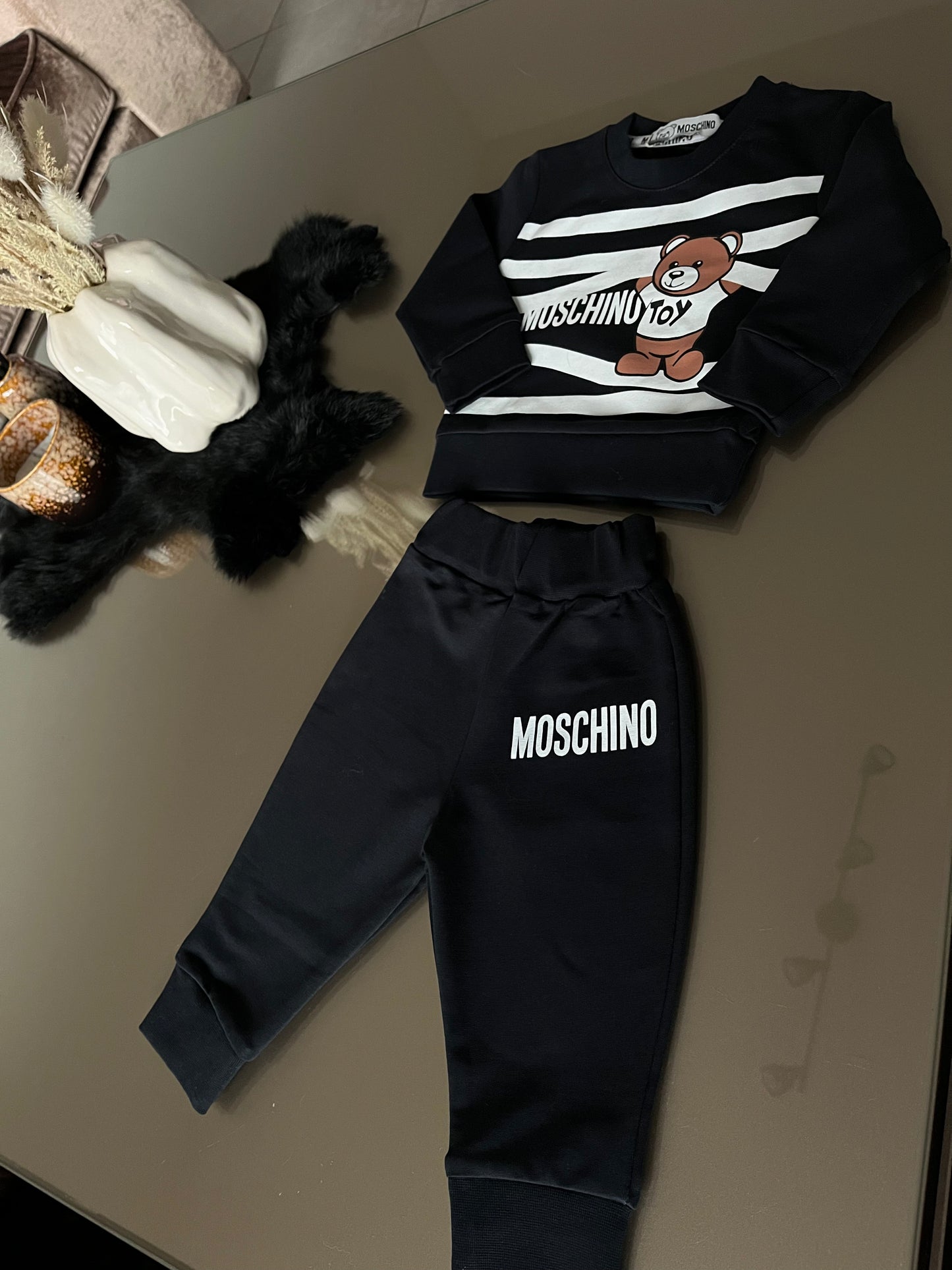 Moschino 2-delige set zwart