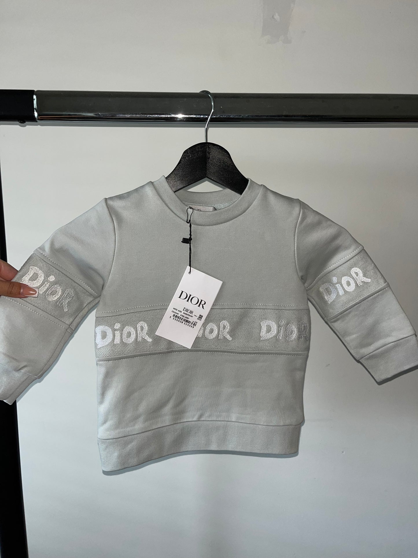 Dior trui lichtgrijs