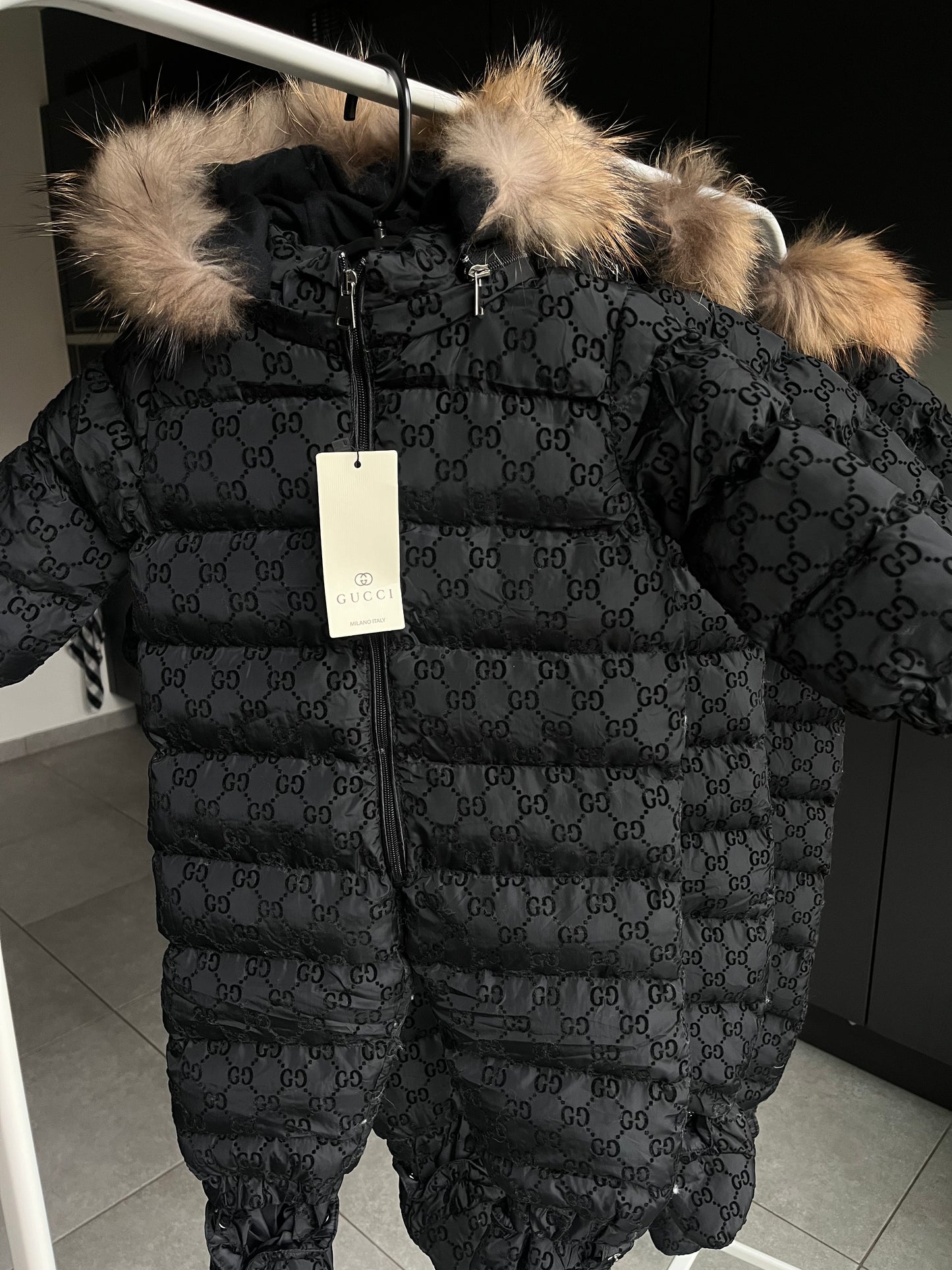 Winterjas/ skipak Gucci zwart