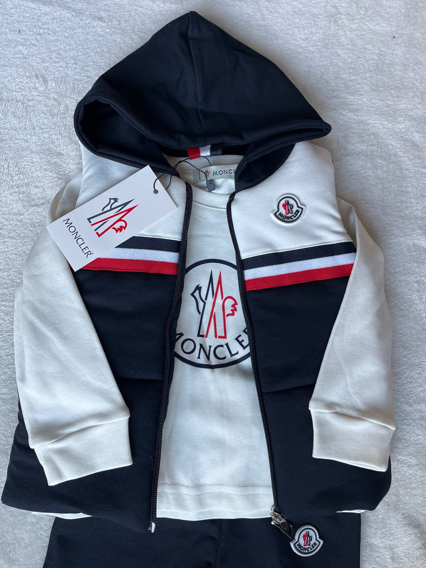 Moncler 3-delige set blauw