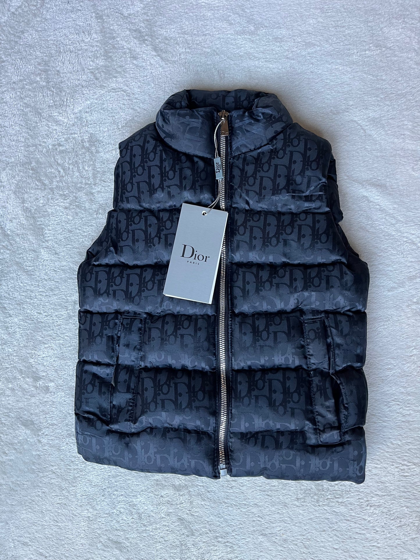 Dior bodywarmer D donkerblauw