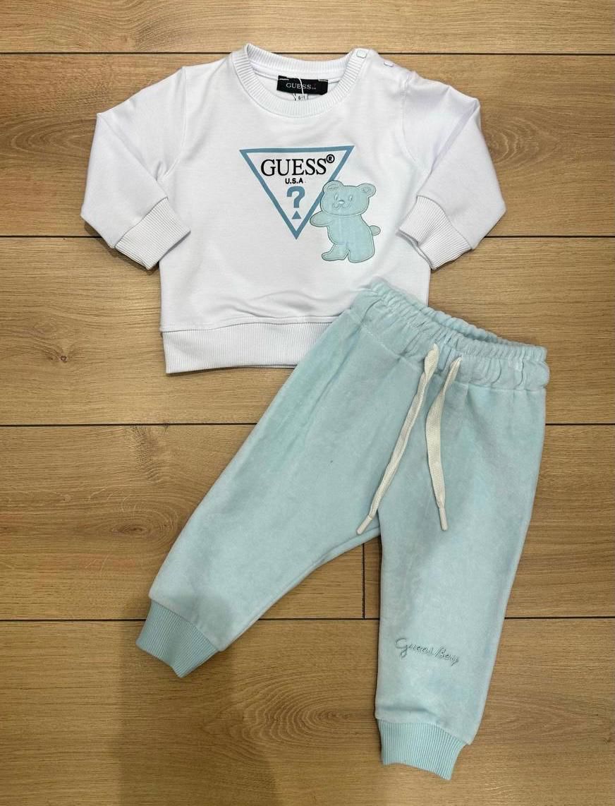 Guess 2- delige set lichtblauw