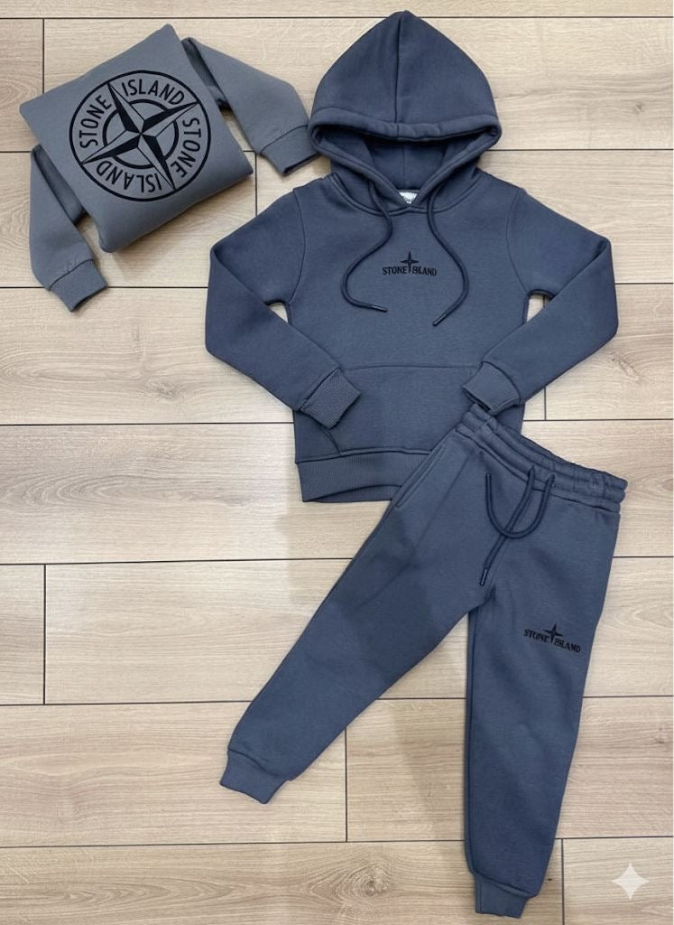 Stone Island trainingspak 2-delig grijs