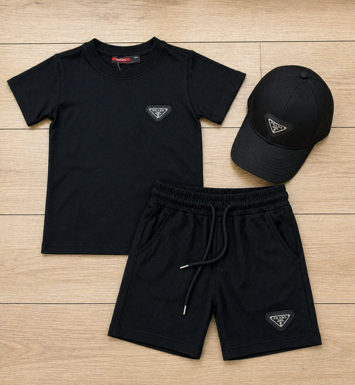 Prada zomerset kids zwart