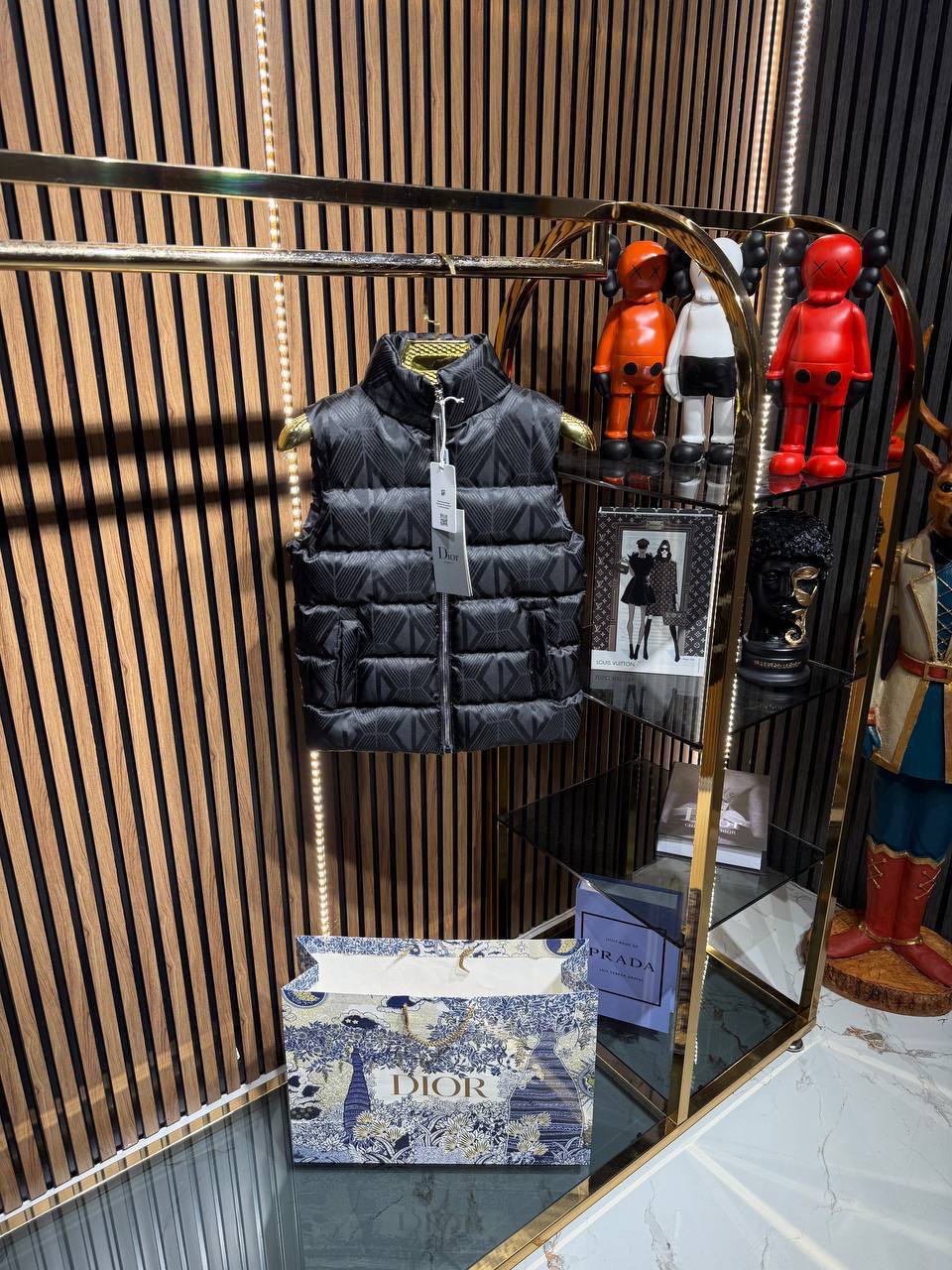 Dior bodywarmer zwart nieuw