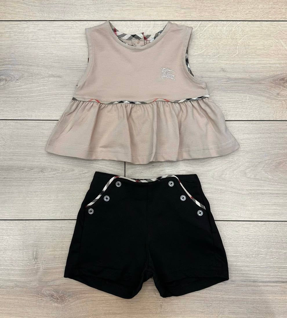 Burberry set beige / zwart