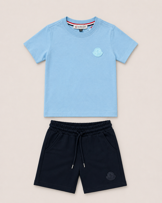 Moncler zomerset kids blauw/zwart