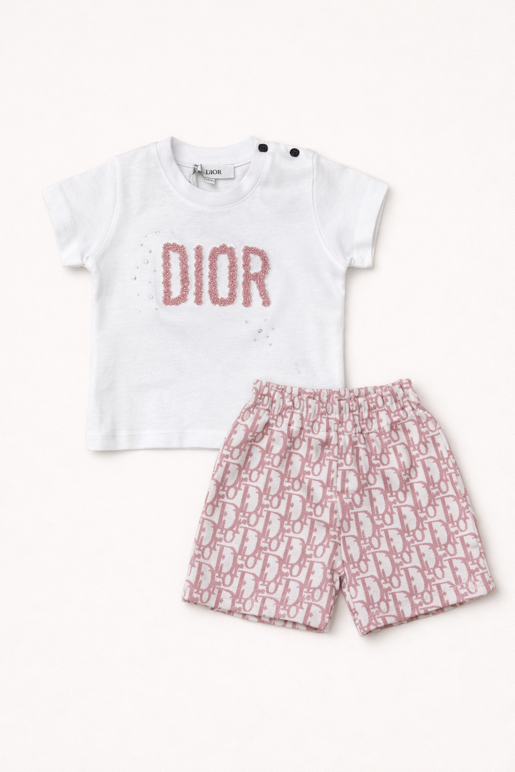Dior set roze / wit