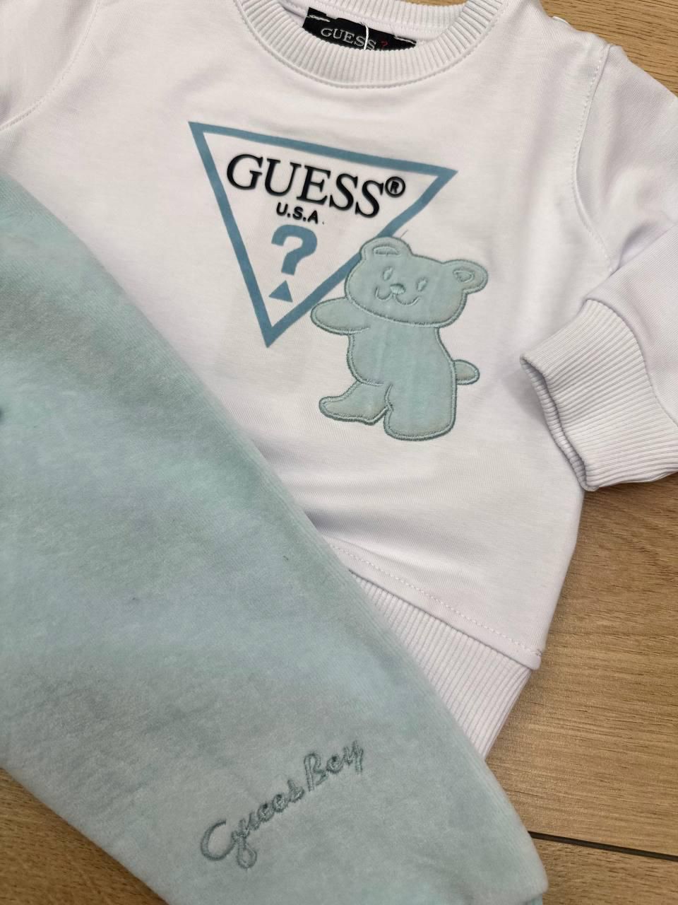 Guess 2- delige set lichtblauw