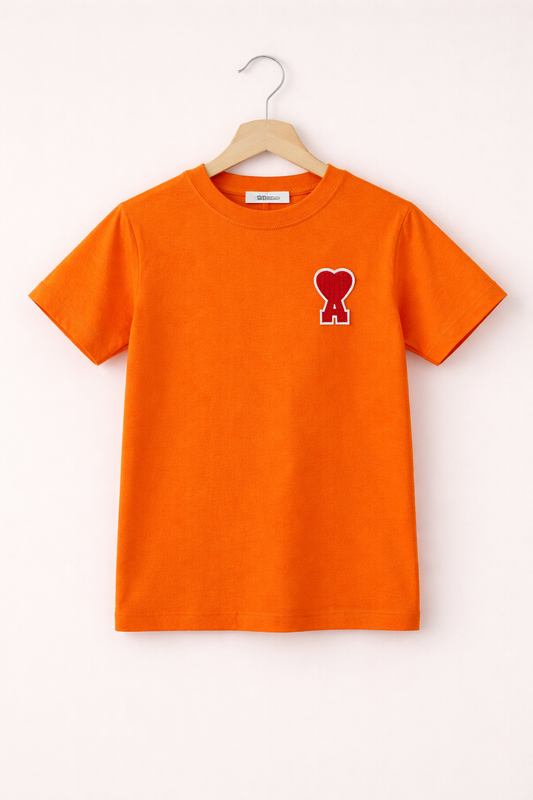 Ami Paris t-shirt oranje