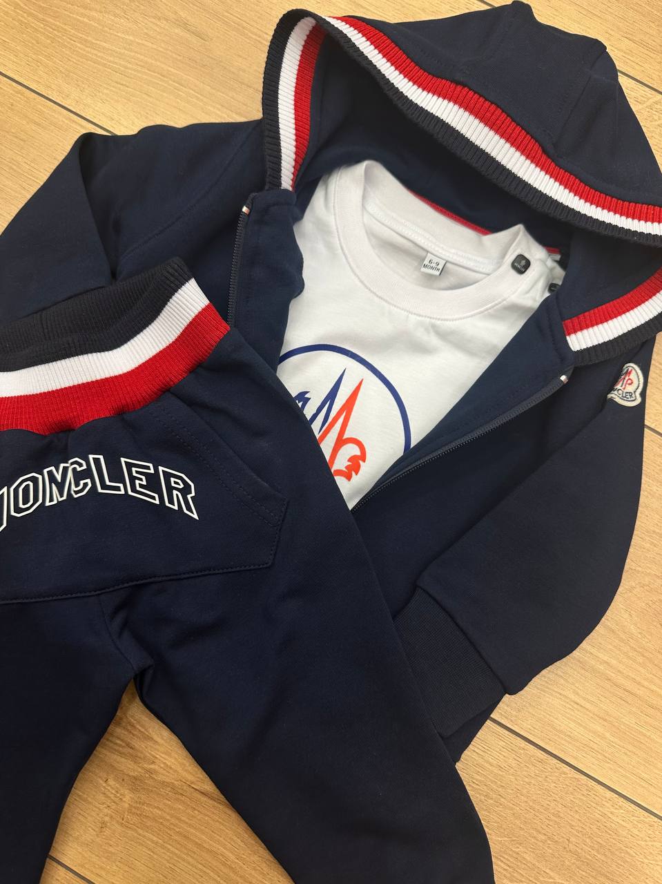 Moncler 3-delige set donkerblauw