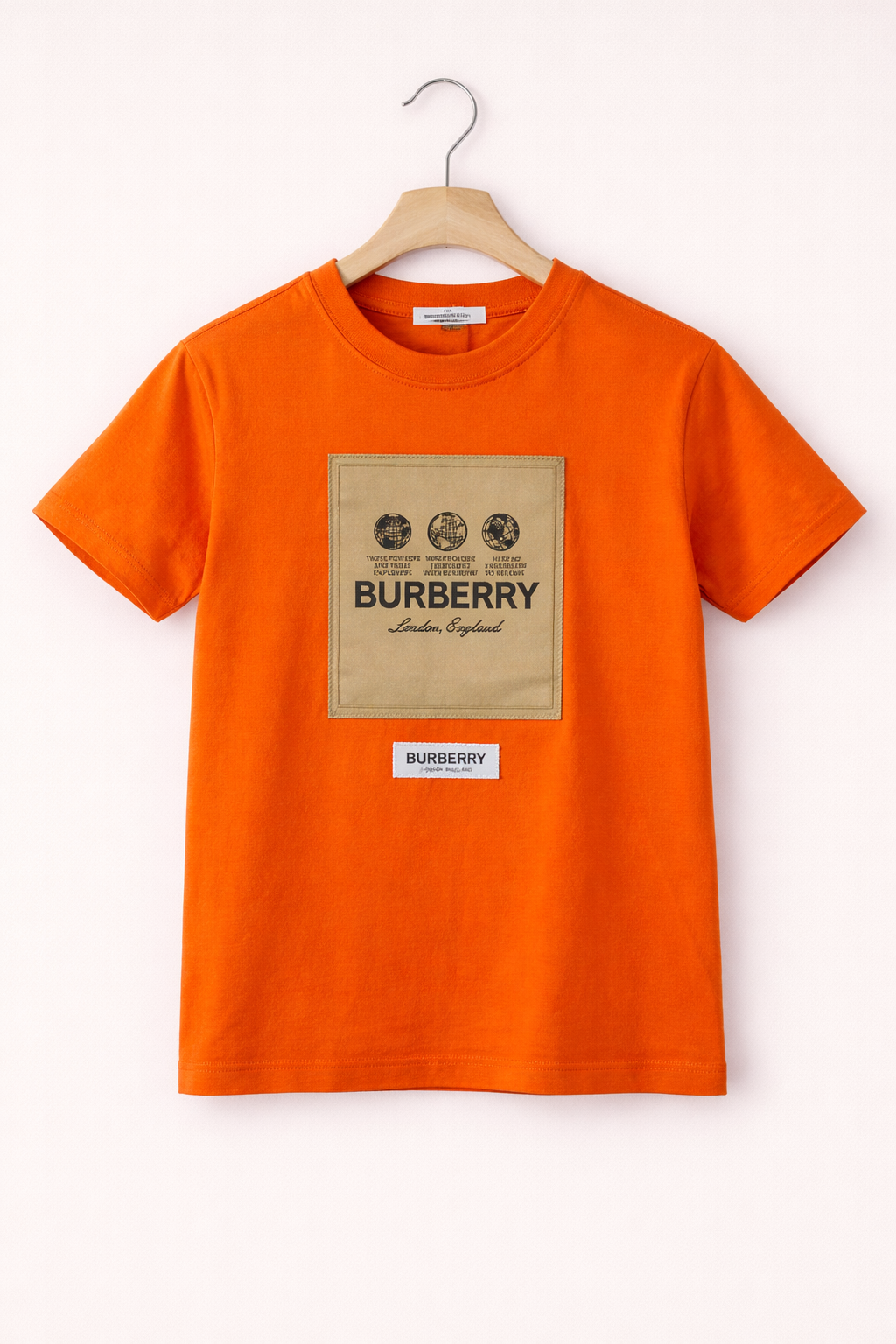 Burberry t-shirt oranje