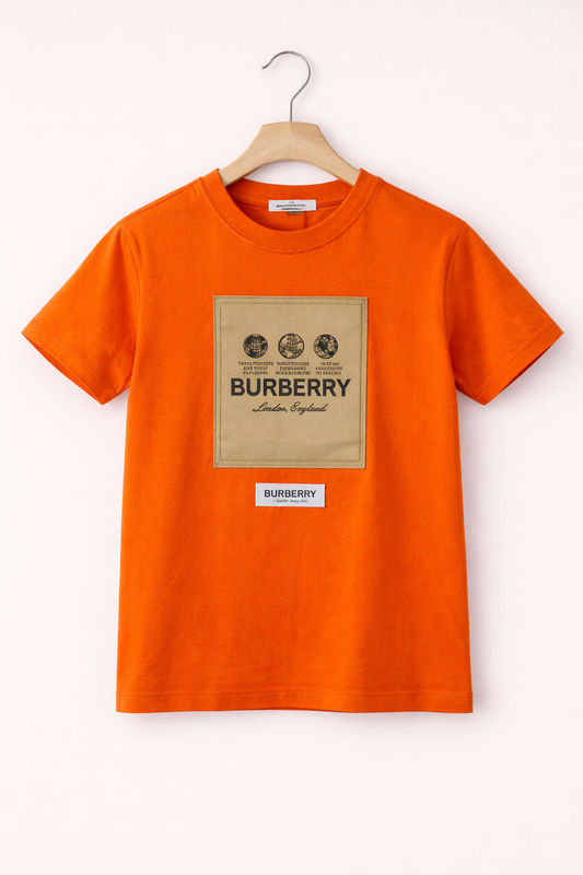 Burberry t-shirt oranje