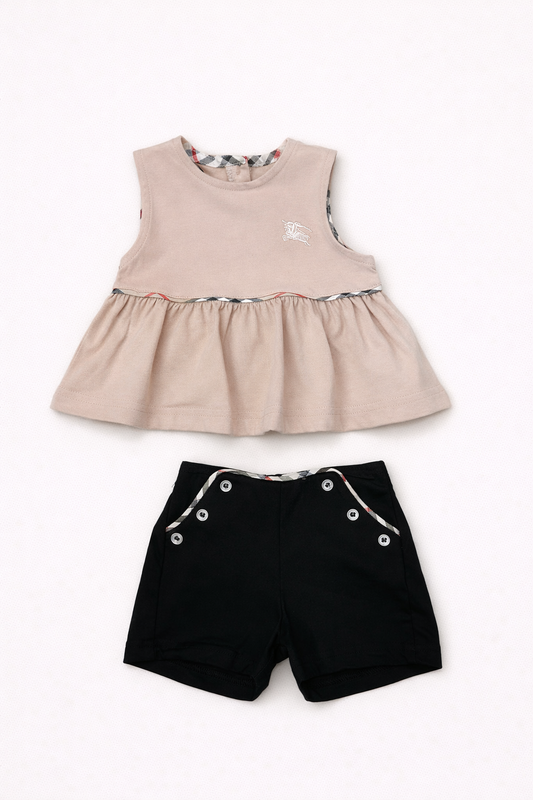 Burberry set beige / zwart