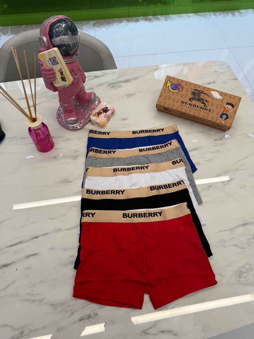 Burberry boxershorts 5 stuks