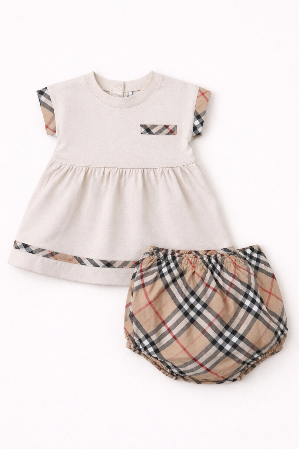 Burberry jurkje beige / broekje