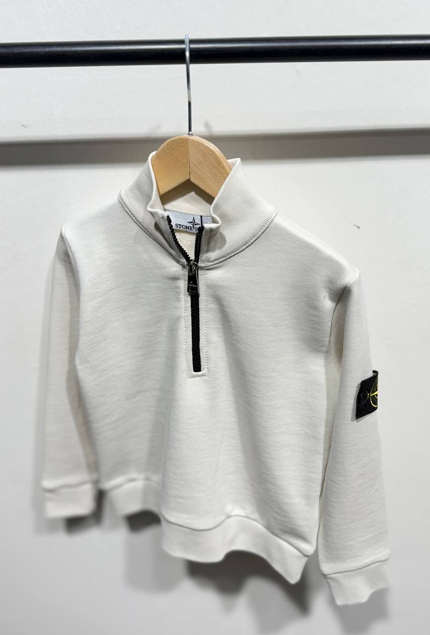 Stoneisland trui crème met rits