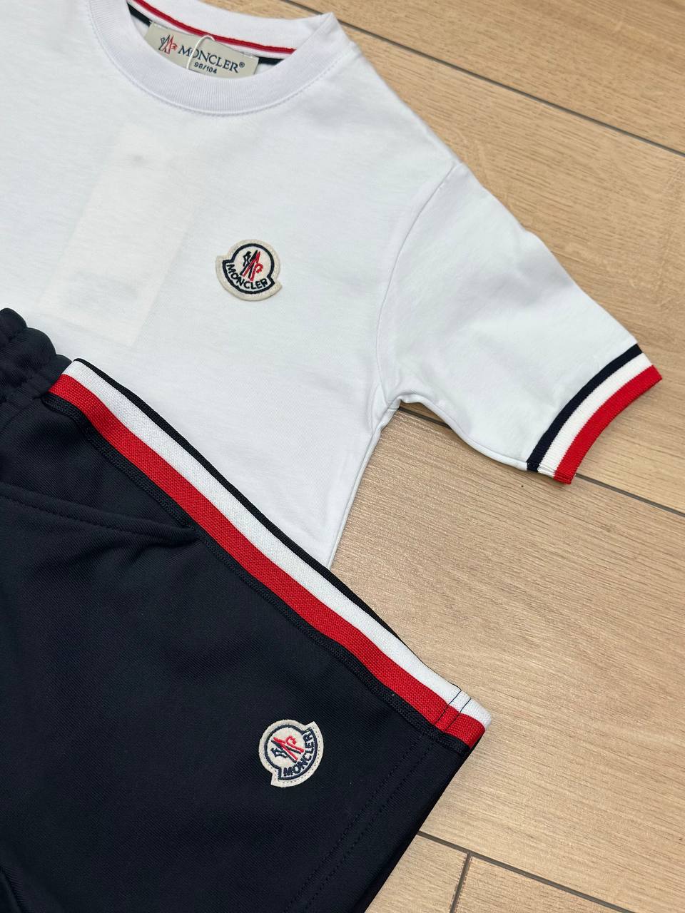 Moncler zomerset kids wit/zwart