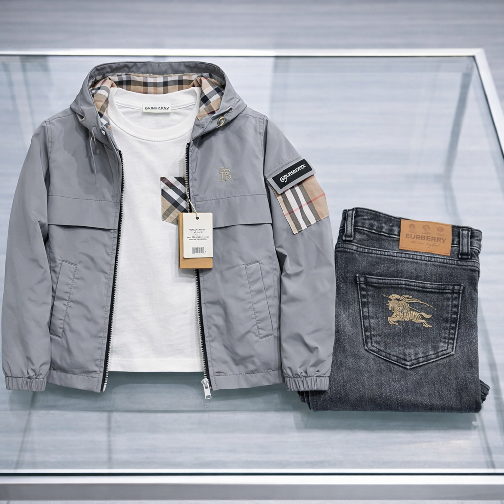 Burberry jasje grijs