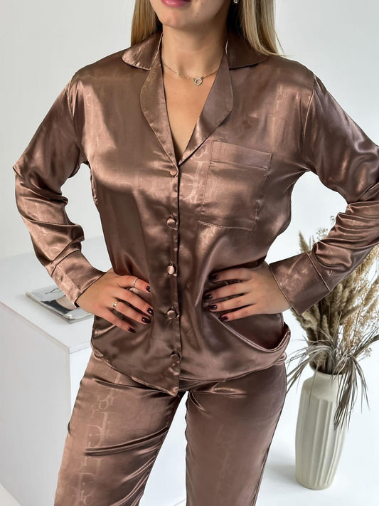 DIOR
Geglazuurd satijnen pyjama