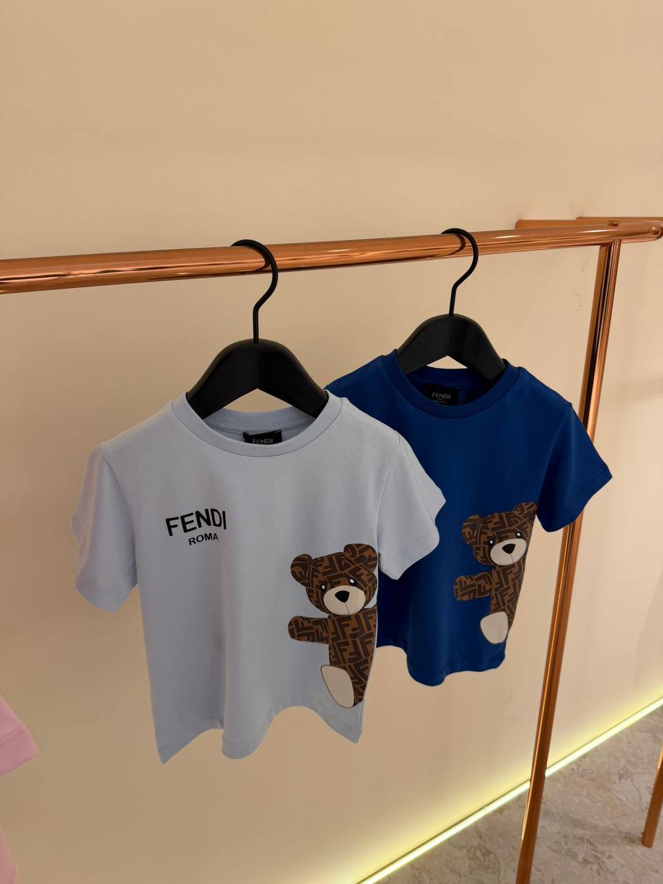 Fendi t-shirt lichtblauw
