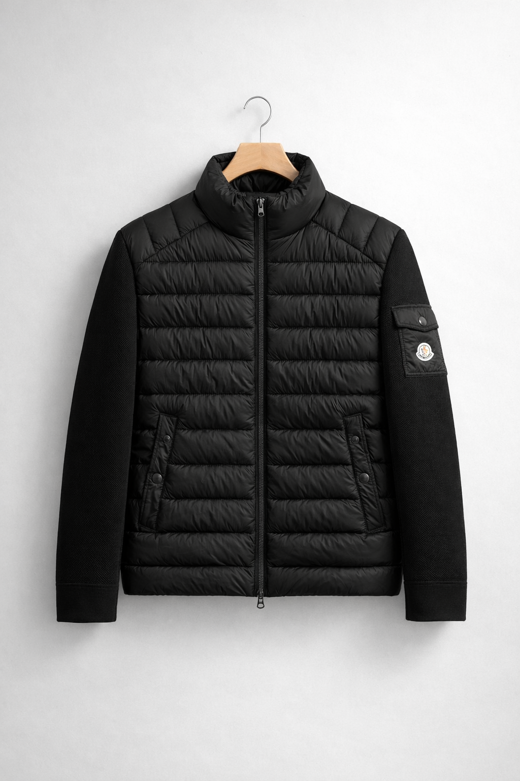 Moncler zomerjas zwart mat
