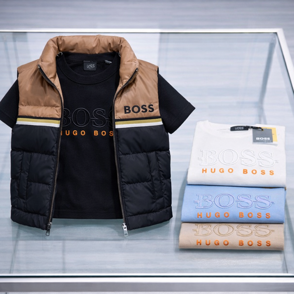 HUGOBOSS bodywarmer bruin/zwart