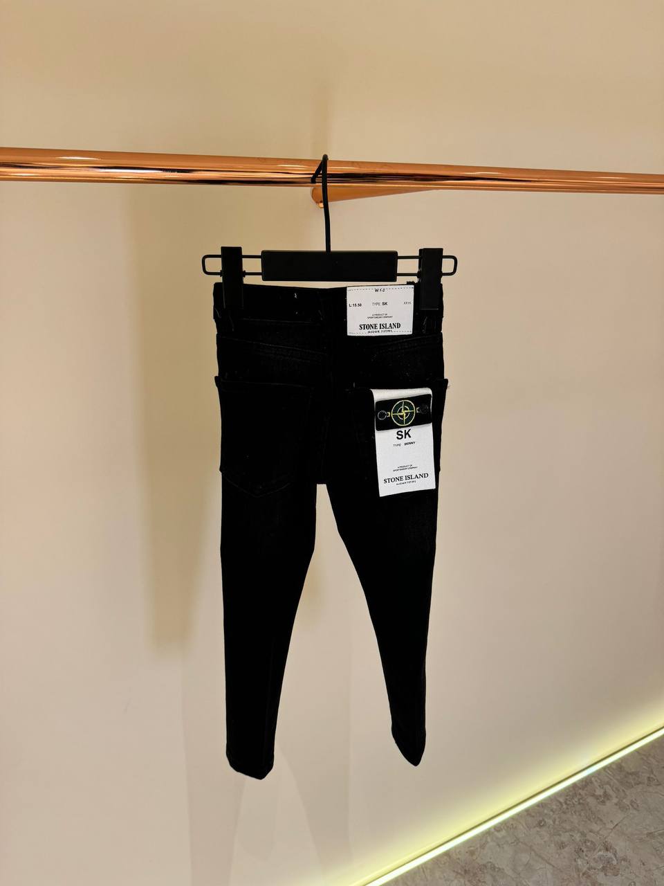 Stone Island spijkerbroek zwart/zwart