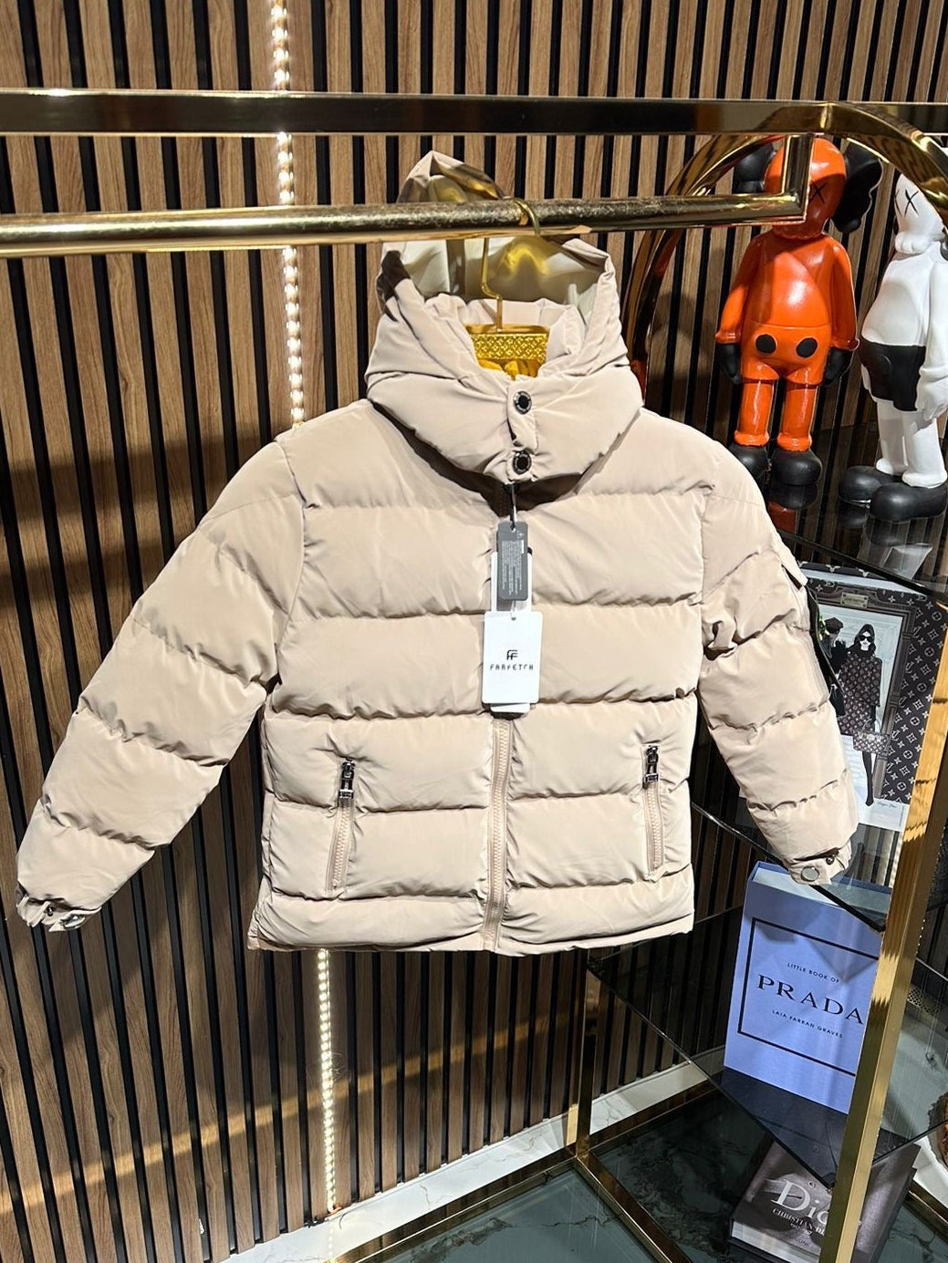 Stone Island winterjas beige