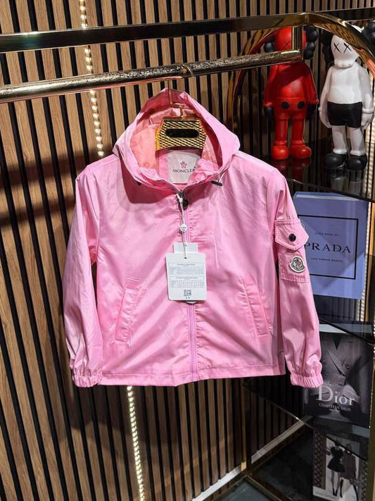 Moncler herfstjas roze