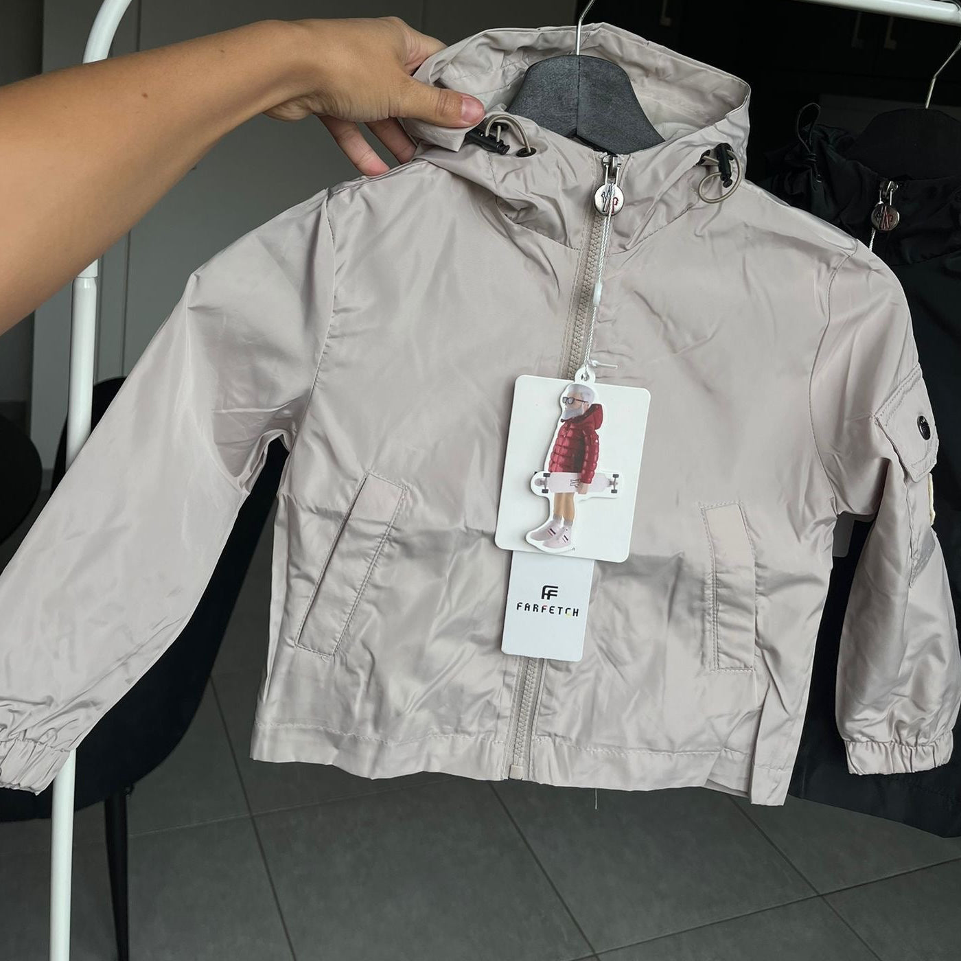 Moncler herfstjas beige