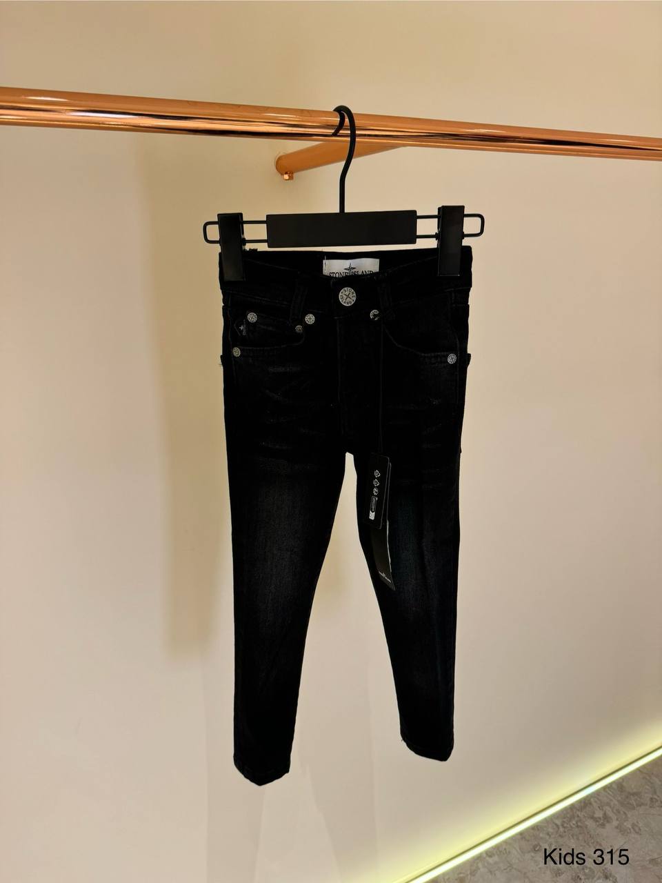 Stone Island spijkerbroek zwart/zwart