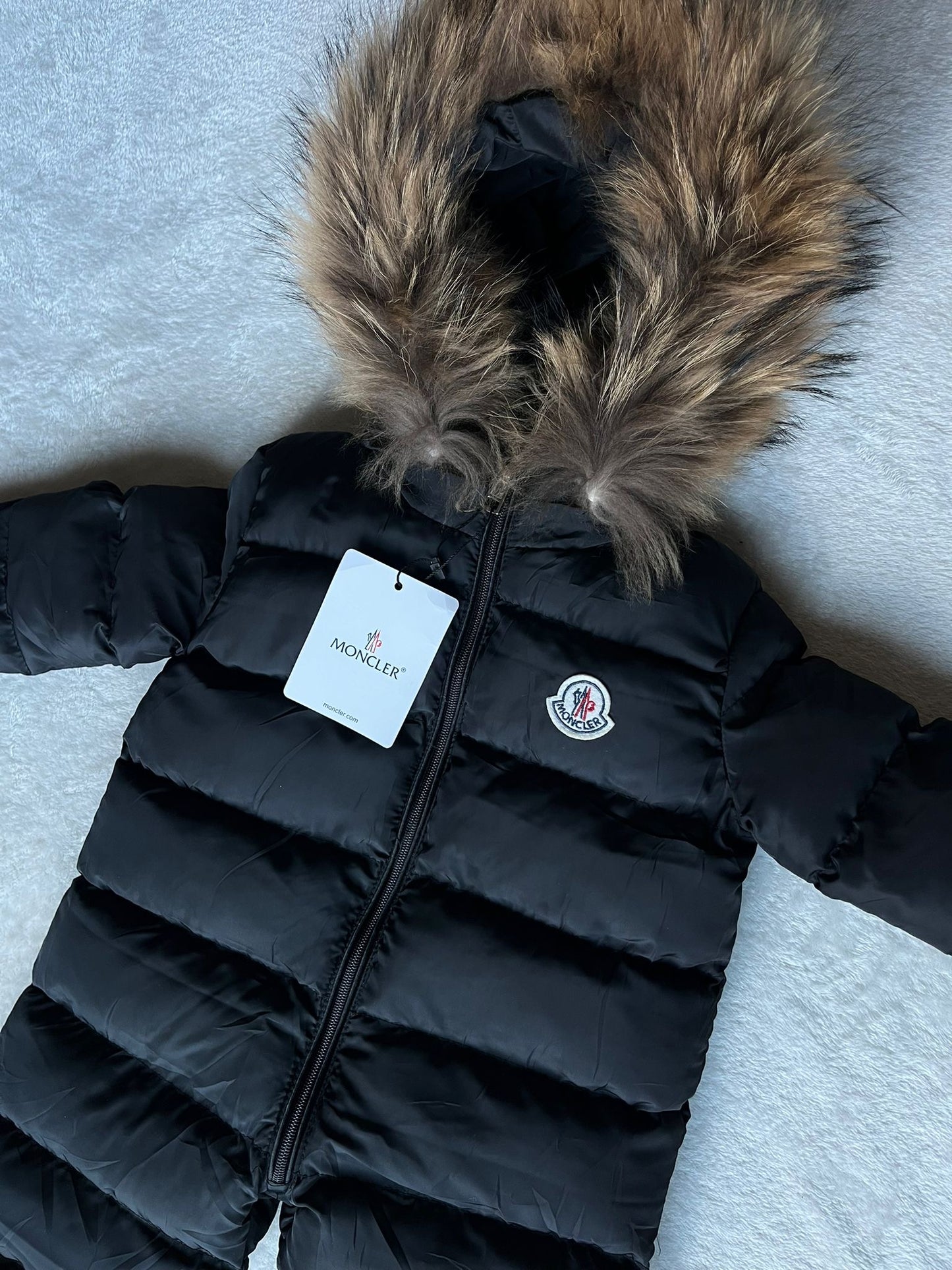 Winterjas / skipak Moncler zwart