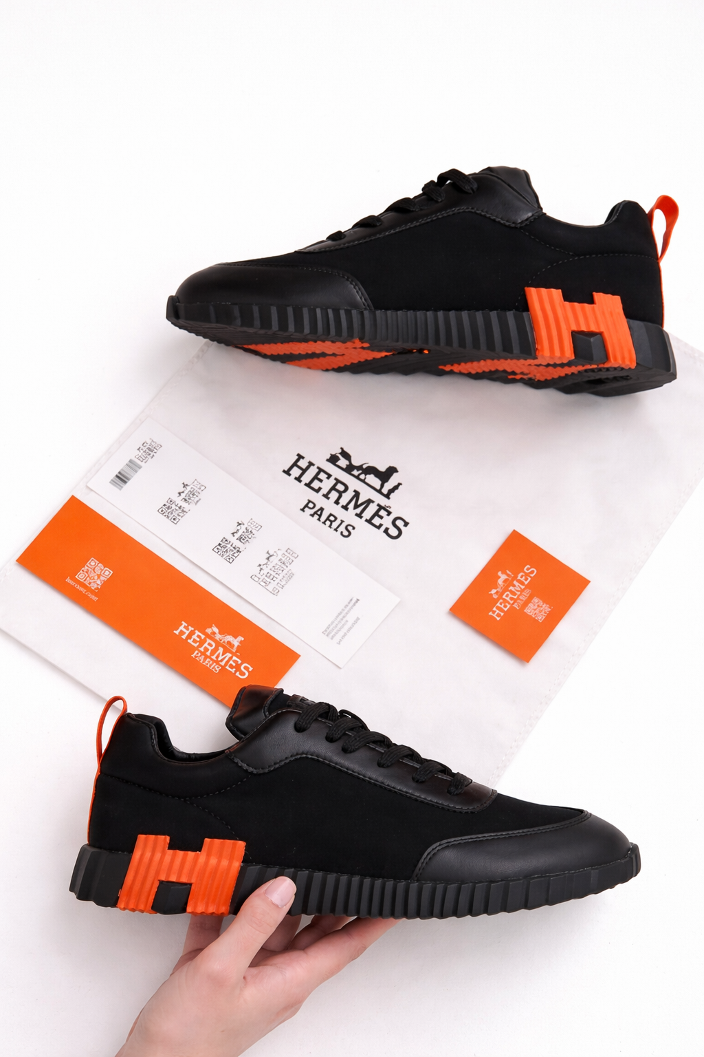 Hermes schoenen zwart