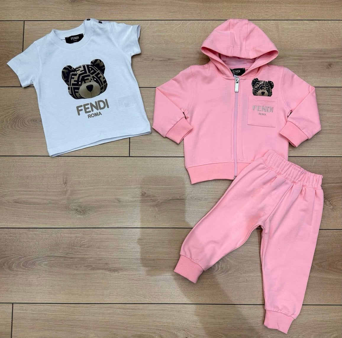 Fendi 3-delige set roze