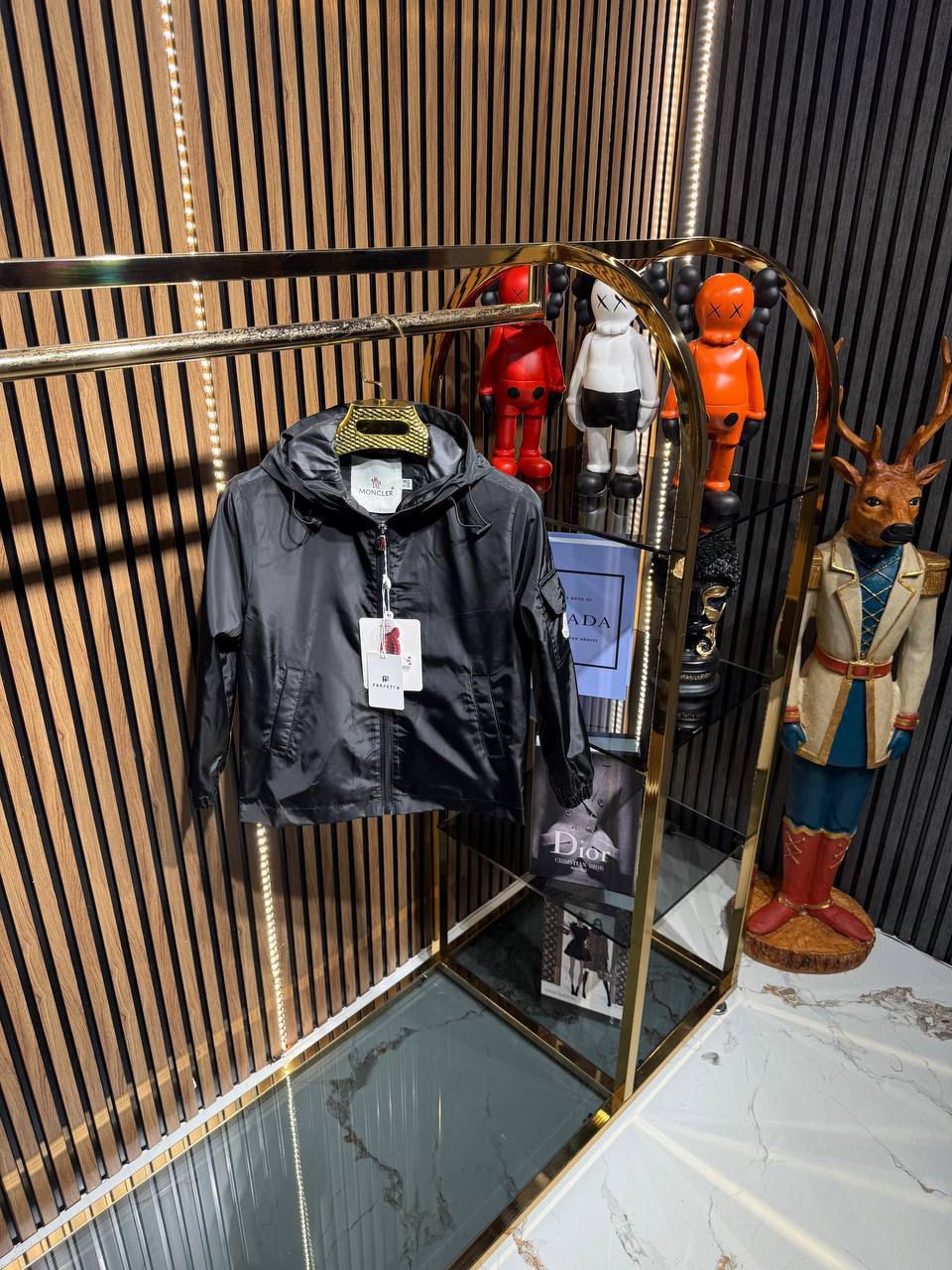 Moncler herfstjas zwart