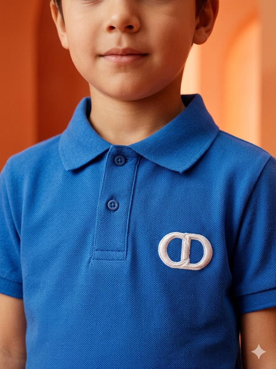 Dior polo blauw