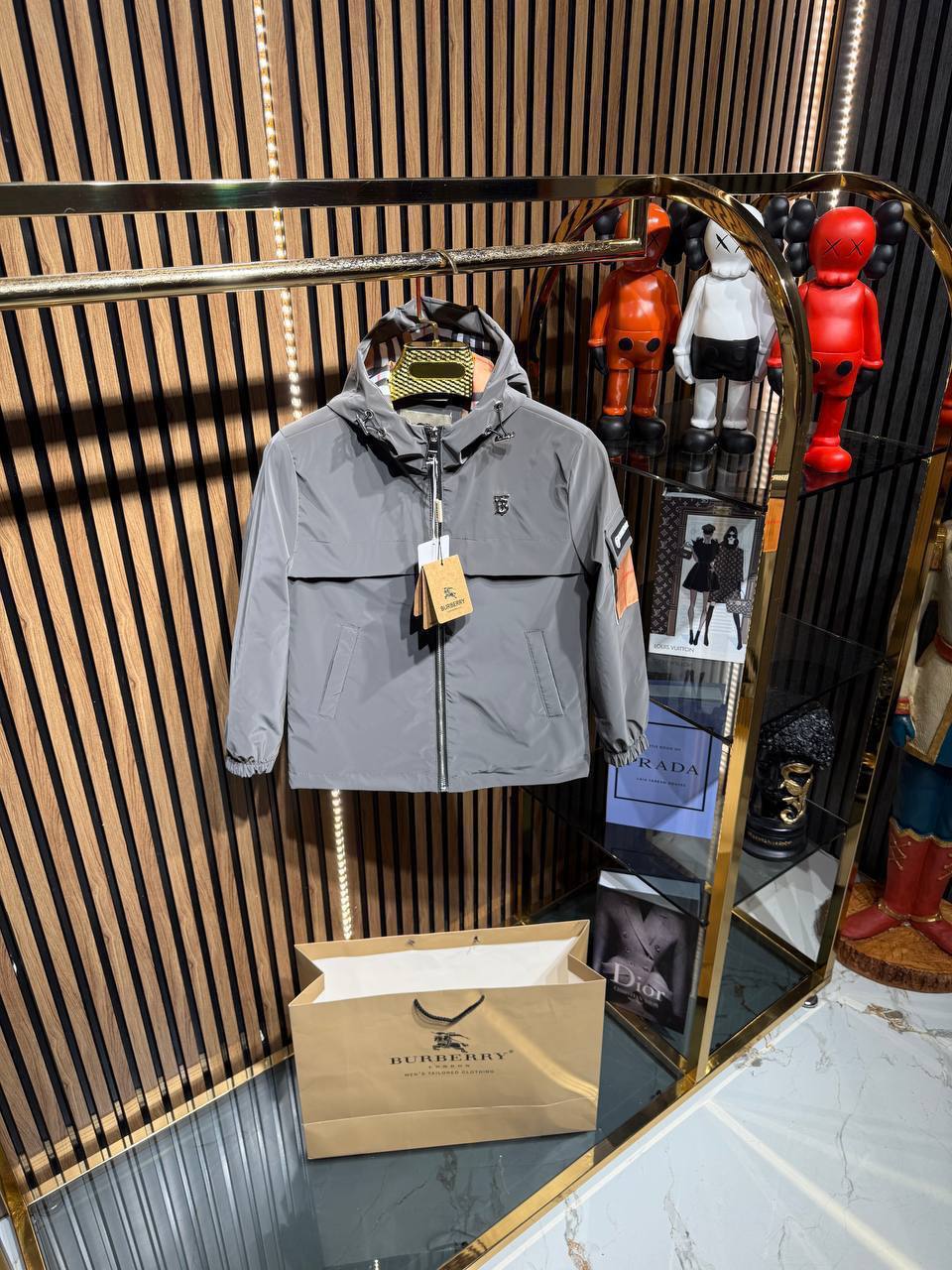 Burberry jasje grijs