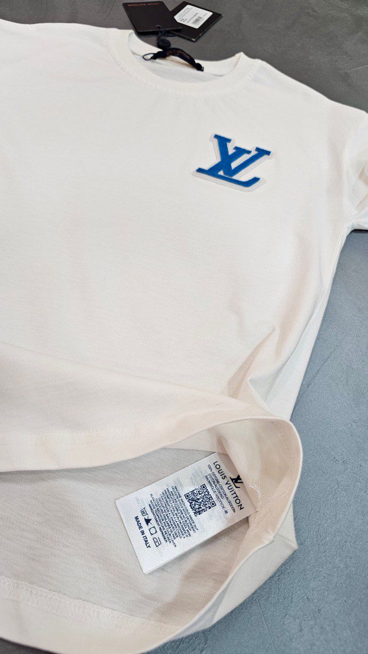 Louis Vuitton t-shirt logo wit